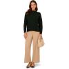 imageAdrianna Papell Womens Mock Neck Step Hem SweaterHunter