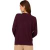 imageAdrianna Papell Womens Mock Neck Step Hem SweaterPlum
