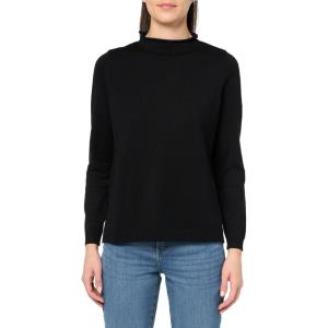 imageAdrianna Papell Womens Mock Neck Step Hem SweaterBlack