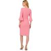 imageAdrianna Papell Womens Bell Sleeve Tie Front DressFaded Rose