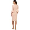 imageAdrianna Papell Womens Bell Sleeve Tie Front DressJoyful Blush
