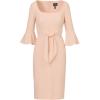 imageAdrianna Papell Womens Bell Sleeve Tie Front DressJoyful Blush