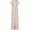 imageAdrianna Papell Womens Bell Sleeve Tie Front DressMarble