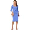 imageAdrianna Papell Womens Bell Sleeve Tie Front DressPrecious Peri