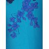 imageAdrianna Papell Womens Border Jacquard DressTeal Multi