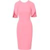 imageAdrianna Papell Womens Knit Crepe Pearl Midi DressCherry Blossom