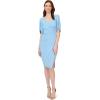 imageAdrianna Papell Womens Off Shoulder Cape DressElegant Sky