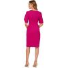 imageAdrianna Papell Womens Off Shoulder Cape DressHot Orchid