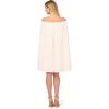 imageAdrianna Papell Womens Off Shoulder Cape DressIvory