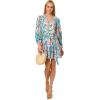 imageAdrianna Papell Womens Printed Short DressPeach Multi