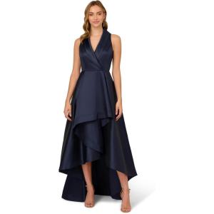imageAdrianna Papell Womens Off Shoulder Cape DressMidnight