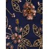 imageAdrianna Papell Womens Beaded Midi DressNavy Multi