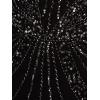 imageAdrianna Papell Womens Beaded Popover DressBlackGunmetal