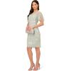 imageAdrianna Papell Womens Beaded Short DressIcey SageIvory