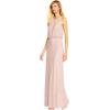 imageAdrianna Papell Womens Halter Art Deco Beaded Blouson DressBlush