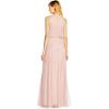 imageAdrianna Papell Womens Halter Art Deco Beaded Blouson DressBlush