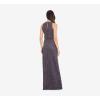 imageAdrianna Papell Womens Halter Art Deco Beaded Blouson DressGunmetal