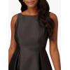imageAdrianna Papell Womens Sleeveless MidLength Party Dress with VBackBlack