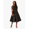 imageAdrianna Papell Womens Sleeveless MidLength Party Dress with VBackBlack
