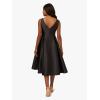 imageAdrianna Papell Womens Sleeveless MidLength Party Dress with VBackBlack