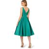 imageAdrianna Papell Womens Sleeveless Tea Length DressBotanic Green