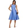 imageAdrianna Papell Womens Sleeveless Tea Length DressElectric Ice