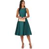 imageAdrianna Papell Womens Sleeveless Tea Length DressLily Teal