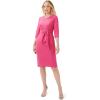 imageAdrianna Papell Womens Knit Crepe Tie Waist SheathWatermelon Bliss