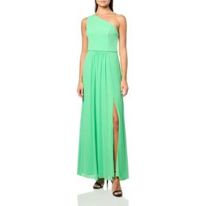 imageAdrianna Papell Womens One Shoulder Chiffon GownWild Apple