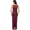 imageAdrianna Papell Womens Beaded Column Long DressCassis