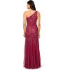 imageAdrianna Papell Womens Beaded Mesh Long DressShiraz