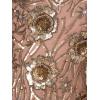 imageAdrianna Papell Womens Beaded Mesh Long DressStone