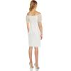 imageAdrianna Papell Womens Off Shoulder Beaded DressIvory
