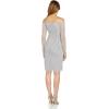 imageAdrianna Papell Womens Off Shoulder Beaded DressSilver Mist