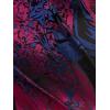 imageAdrianna Papell Womens One Shoulder Jacquard GownNavyOrchid