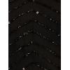 imageAdrianna Papell Womens Long Blouson Beaded DressBlack