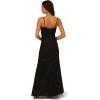 imageAdrianna Papell Womens Long Blouson Beaded DressBlack