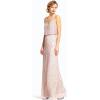 imageAdrianna Papell Womens Long Blouson Beaded DressBlushGoldPink