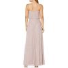 imageAdrianna Papell Womens Long Blouson Beaded DressDusted PetalSilver