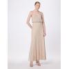 imageAdrianna Papell Womens Long Blouson Beaded DressSilverNude