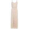 imageAdrianna Papell Womens Slvlss Blouson Beaded GwnSilverNude