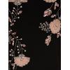 imageAdrianna Papell Womens Beaded Crepe Long DressBlack Blush Multi