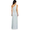 imageAdrianna Papell Womens Stardust Pleated Draped GownDusty Periwinkle