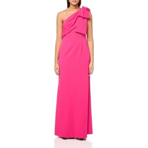 imageAdrianna Papell Womens Stretch Crepe Long DressHot Pink