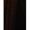 imageAdrianna Papell Womens Crew Neck Clip Dot 34 Sleeve Mc DressBlack