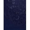 imageAdrianna Papell Womens Floral Ruffle GownLight Navy