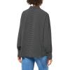 imageAdrianna Papell Womens Printed Button VNeck BlouseBlackIvory Small Dot