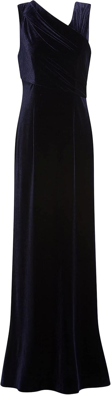 imageAdrianna Papell Womens Velvet Mermaid GownMidnight