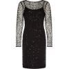 imageAdrianna Papell Womens Beaded Short DressBlack