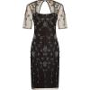 imageAdrianna Papell Womens Beaded Short DressBlackGunmetal